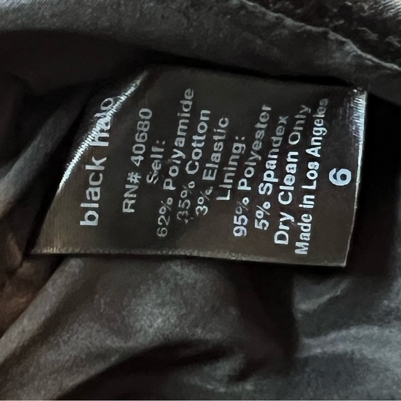 Black Ruched Mini Skirt - Picture 5 of 5